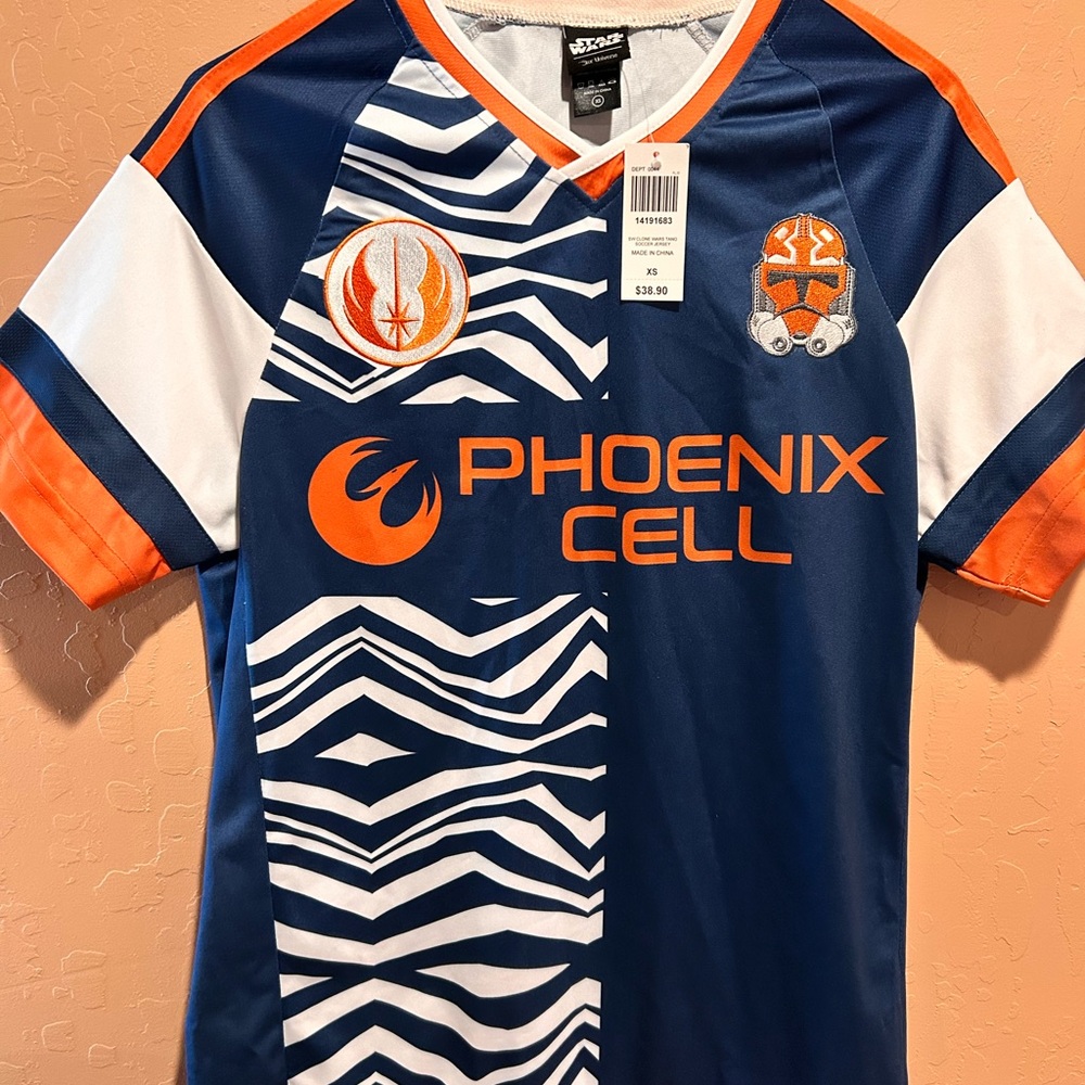 Star Wars Blue and Orange Phoenix Cell Shirt / Ahsoka Tano